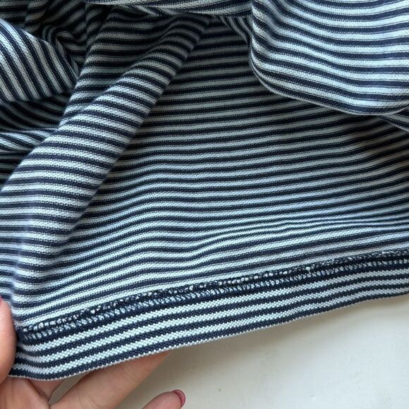 UNTUCKit Men’s XL Polo Shirt Blue Navy Striped‎ Pima Cotton Casual Short Sleeve - Picture 7 of 11